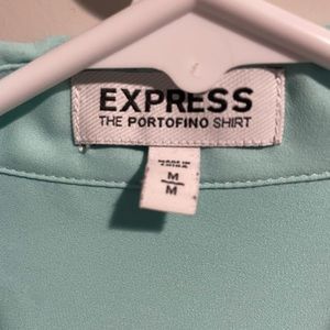 Express button down Portofino blouse. EUC. Size Med